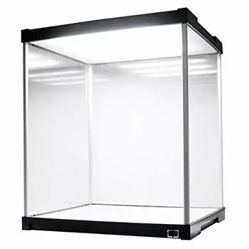 Корпус для фигурки SEMI со светодиодной подсветкой, черный УФ-резной акрил Ш347 x Г300 x В402 мм J-STAGE (Джей Стейдж) JSH-УФ