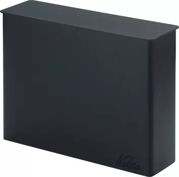 Корпус фильтра для кофе Kalita, черный пылезащитный кожух с крышкой для Tower 101 Rossi и 102 Rossi #44295 чёрный