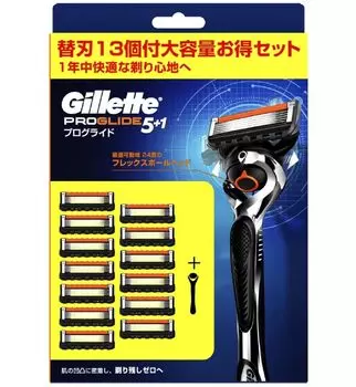Корпус Gillette Fusion Proglide с 13 запасными лезвиями в комплекте +