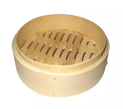 Корпус китайской пароварки из бамбука 17см