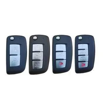 Корпус ключа автомобиля 2/3/4 ключа дистанционного управления корпус ключа бесключевого доступа корпус запасные части для Nissan