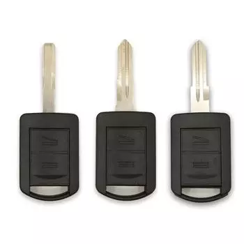 Корпус ключа автомобиля с 2 кнопками для Opel Insignia Monza Mokka Meriva Manta Combo Karl Rocks, чехол для брелока