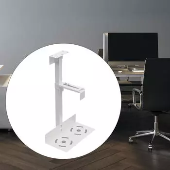 Корпус компьютера, держатель процессора, подставка для хоста, экономящая место, практичная, крепление под столом, башня белый