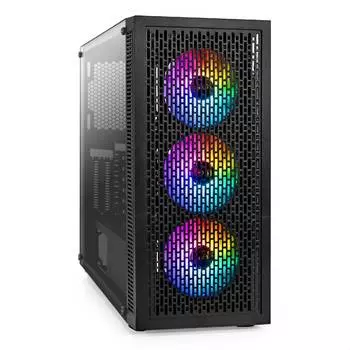 Корпус компьютера Exegate Ex296071rus Evo-5001a-evo800 atx Evo800rgb Блок питания с вентиляционным отверстием 12 см 2 USB 1 USB3 0 HD Audio