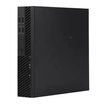 Корпус компьютера половинной высоты, компактный корпус Mini Itx с креплением Vesa для быстрого рассеивания тепла, портативный настольный компьютер для ПК чёрный