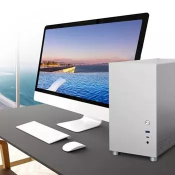 Корпус компьютера с ручкой, поддерживающий материнскую плату MATX Емкостью 13,3 л, Type-C, USB 3.0, HD-совместимый звук, корпус из алюминиевого сплава, настольный компьютер, аксессуары для ПК SFX
