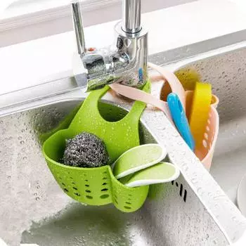 Корпус смесителя для раковины с защелкой, кухонный стеллаж, держатель для кухонной губки, корзина для хранения JM08