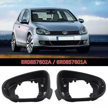 Корпус заднего зеркала заднего вида с боковым крылом автомобиля для VW Golf 6 MK6 GTI R20, замена GTD Touran 2009 2010 2011 2012, отделка держателя окружности