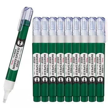 Корректирующая жидкость для ручки Pentel WHITESPEED 10 шт. XZLH64-W(10) белый