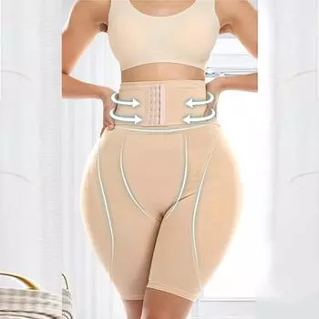 Корректирующее белье для бедер, утягивающее белье для мальчиков, шорты для ягодиц с подкладкой, трусики-трусы S чёрный