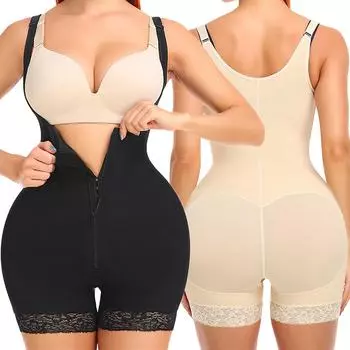Корректирующее белье для женщин Tummy Control Body Shaper Butt Lifter Bodysuit Underbust Girdles with Adjustable Strap Corset Fajas Slimming Corset xl