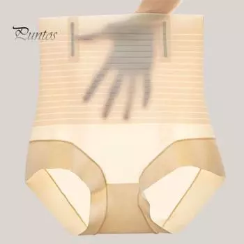 Корректирующее белье для живота, бесшовные трусики для женщин, плоский живот, подтяжка бедер, утягивающее нижнее белье с высокой талией, короткие XL светло-зеленый