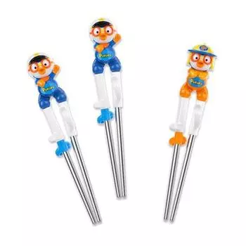 Корректирующие палочки для еды Edison Police and Firefighter Pororo, уровень 2, для правой руки, Police + Police + Firefighter, 1 комплект