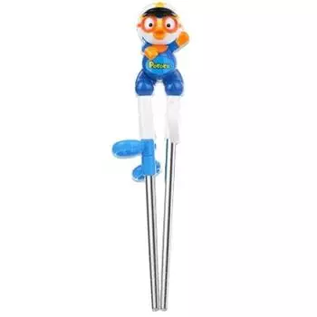 Корректирующие палочки Edison Pororo из нержавеющей стали, уровень 1, для правой руки, синие (полиция), 1 кусок