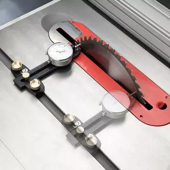 Корректирующий позиционер настольной пилы из алюминиевого сплава Доска для выравнивания пильного полотна и позиционирования резки разноцветный