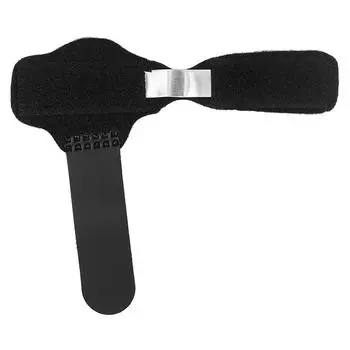 Корректор для молоткообразного пальца ноги, фиксация когтя, алюминиевая пластина, стабилизатор пальца ноги для детей и взрослых, черный