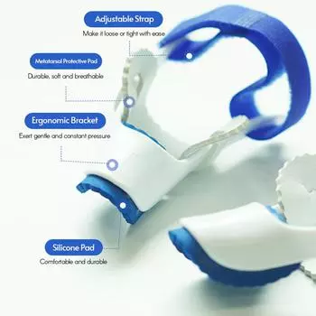 Корректор Hallux Valgus Регулируемый корректор бурсита пальца ноги Кронштейн для большого пальца ноги Выпрямитель большого пальца ноги