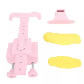 Корректор осанки для детей сидя с поддержкой груди и подбородка, регулируемая высота, защитный экран, закрепленный на D