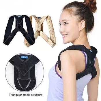 Корректор осанки для спины для мужчин и женщин, регулируемый корректор позвоночника, выпрямитель для спины, облегчение боли в шее, плечах и спине S