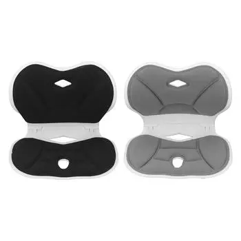 Корректор осанки Складной эргономичный поясничный корректор спины Выпрямитель для талии Осанка Black