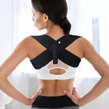 Корректор осанки спины, легкий корректирующий пояс, поддержка осанки сидя, плеч, спины, шеи, регулируемый корректирующий пояс M