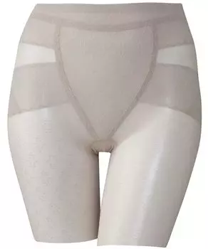 Корсет Корсет Длинный Поддерживает тазобедренный сустав Плавное движение ног Материал из смеси хлопка Воздухопроницаемый GHK360 BR [Wacoal] [Moving Mesh] (ткань тела)