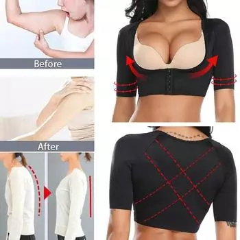 Корсет-топ утягивающий для женщин S чёрный
