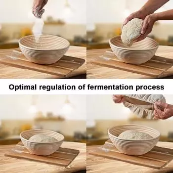 Корзина для брожения хлеба для идеального подъема и текстуры в вашей пекарне белый