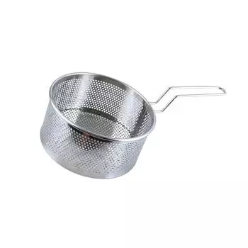 Корзина для чипсов фри из нержавеющей стали с сеткой-ситом для эффективного приготовления пищи на кухне large