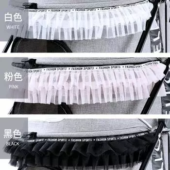 Корзина для домашних животных кружевные украшения полоски ткани шарф анти-грязь принцесса кружево кружево питомец день рождения своими руками чёрный