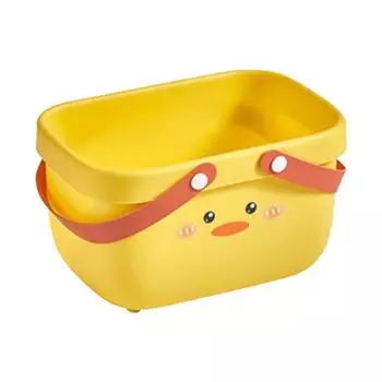 Корзина для душа с рисунком, большое отверстие, расширенная ручка, прочная полипропиленовая корзина для хранения вещей в ванной комнате