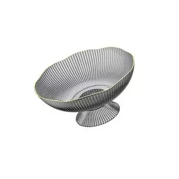 Корзина для фруктов для закусок Фруктовая чаша для прилавка Хлеб Закуски Украшения зелёный