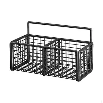 Корзина для фруктов, подвесные кухонные корзины, настенная фермерская сетка для хранения продуктов 2 Grid