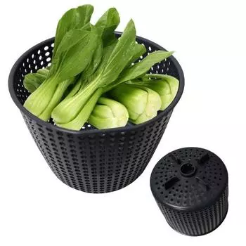 Корзина для готовки в кухонном комбайне, большая емкость, не содержит бисфенол А, простая установка, поворотная сливная корзина для салата для TM5/TM6