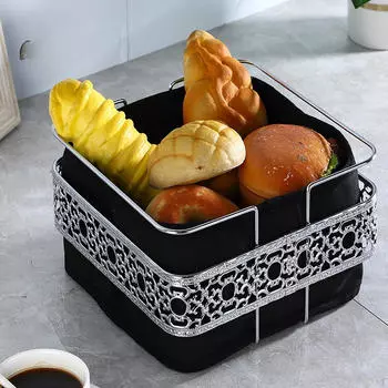 Корзина для хлеба для пикника, многофункциональный органайзер для закусок, сервировка для гостиной