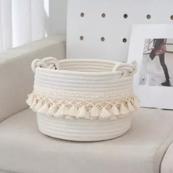 Корзина для хранения игрушек и одежды белый