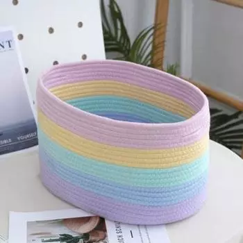 Корзина для хранения игрушек, органайзер большой емкости, экологически чистый, прочный, выдерживающий нагрузку, одежда, одеяла, декоративные A