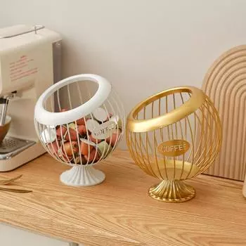 Корзина для хранения кофейных капсул Контейнер для хранения фруктов Закуски Утюг для хранения сухофруктов Кофейная станция Органайзер Держатель для капсул Nespresso