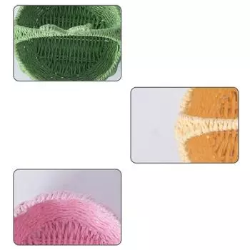 Корзина для хранения кроличьих ушей для спальни и гостиной, стильная цветочная корзина, органайзеры для фруктов и закусок для пикников розовый