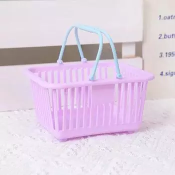 Корзина для хранения на кухне, полая, переносная, для душа, ванны, корзины для фруктов, детские игрушки, органайзер для закусок из пластика Square