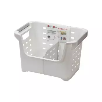 Корзина для хранения Pearl Metal Box Stocker Stacking Plastic Made in Japan Kitchen Mate HC-34 белый