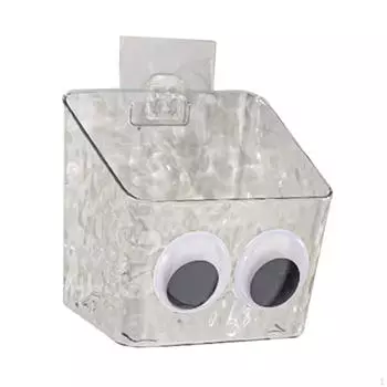 Корзина для хранения в душе, ящик для ванной комнаты, съемная легкая полка, прозрачная настенная полка для дома Medium with Eyes