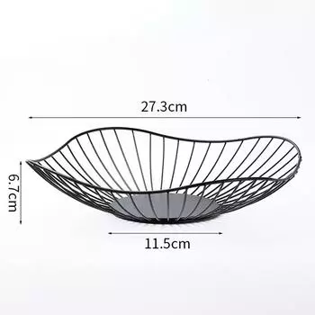 Корзина для хранения вазы с фруктами, железная художественная корзина с фруктами, скандинавский домашний органайзер для дома, гостиной, тарелки с фруктами, закуски, кухонный органайзер