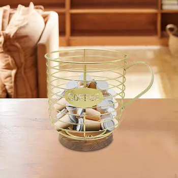 Корзина для капсул, корзина для кофе, клетки для кухни чёрный