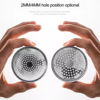 Корзина для кофейного фильтра с плотной сеткой из нержавеющей стали. Простая установка. Эффективный фильтр для заваривания для машин серии 58 мм-e61. 2mm