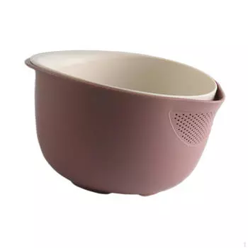 Корзина для мытья овощей, сливной дуршлаг, чаша для чистки фруктов, сетчатый фильтр для фруктов красный