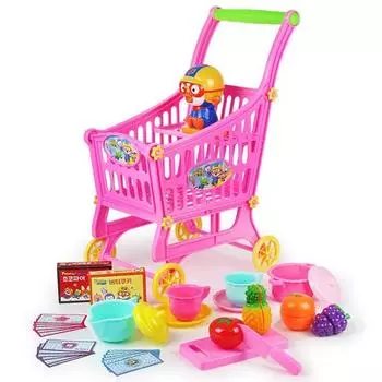 Корзина для покупок Boramae Toys Pororo, бесплатный одиночный размер, 1 шт., популярные корейские игрушки