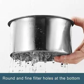 Корзина для слива кухонной раковины Yousheng Swan Drain Rack, нержавеющая, устойчивая к коррозии, полированная поверхность, фильтр для слива раковины Swan Drain Basket 1pc