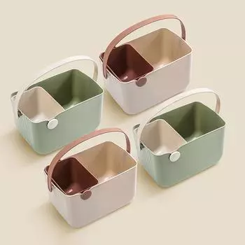 Корзина для ванной комнаты Сумка для душа Открытые принадлежности Гараж Туалет Кладовая Уборка Общежитие зелёный