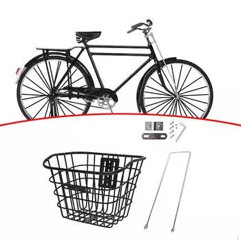 Корзина для велосипеда Хранение велосипеда Органайзер для багажа Груз для езды чёрный
